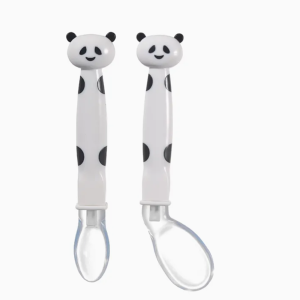 Custom Flexible Silicone Baby Feeding Spoons Factory1