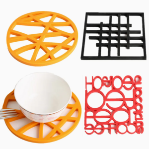 Silicone Rubber Cup Coaster Mat with Custom Logo for Promotion Gift Factory3