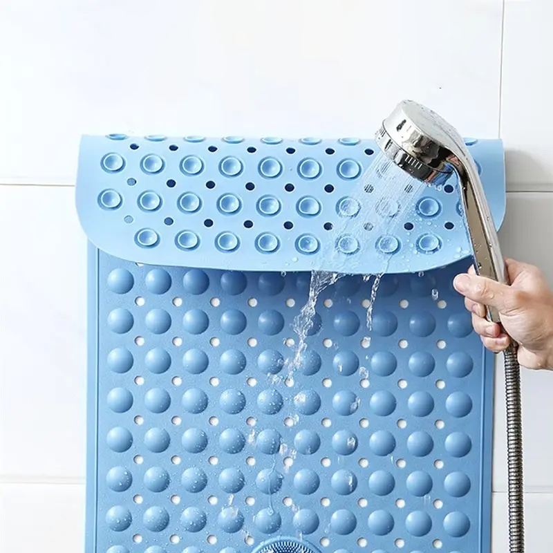 Custom Soft Silicone Shower Mats for Bathroom Applications Manufactures2