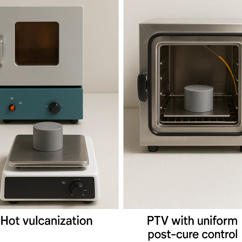 Optimizing Silicone Cure Hot Vulcanization vs. RTV with Uniform Post-Cure Control3
