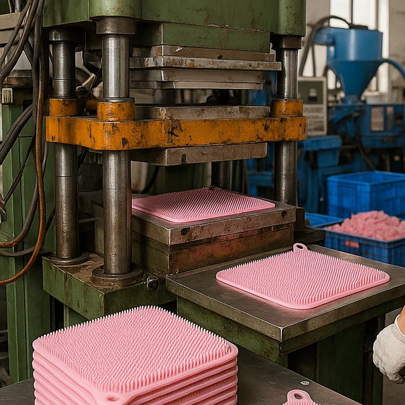 What Is One-Stop Manufacturing of Custom Silicone Shower Scrubber Mats6