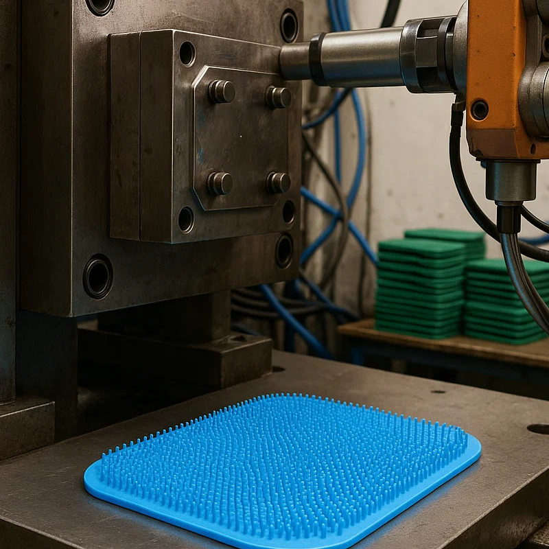 What Is One-Stop Manufacturing of Custom Silicone Shower Scrubber Mats8