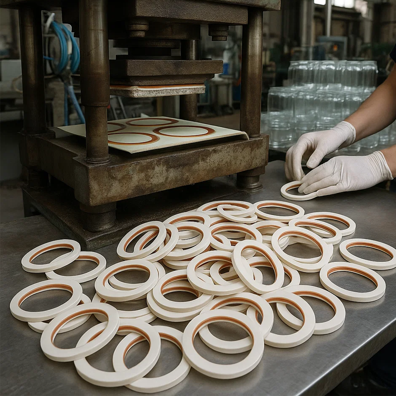 What is the Custom and Production Process for Rubber Seal Rings for Glass Jars4