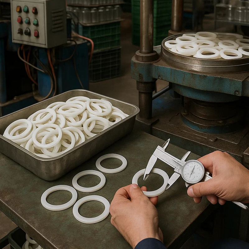 What is the Custom and Production Process for Rubber Seal Rings for Glass Jars6