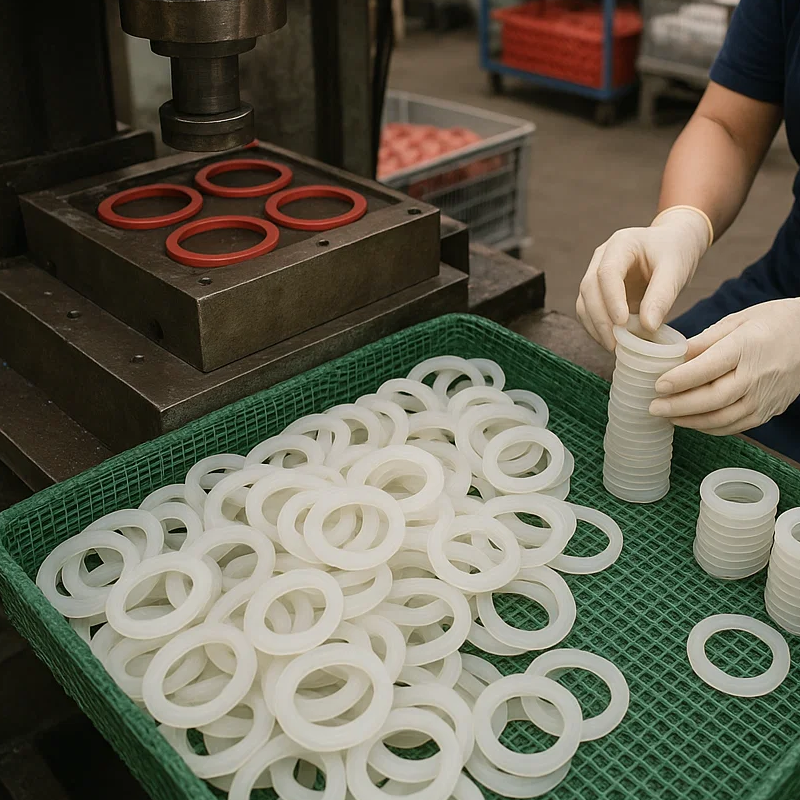 What is the Custom and Production Process for Rubber Seal Rings for Glass Jars7