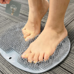 White Label Silicone Shower Foot Scrubber Mat for Shower Accessories Suppliers1