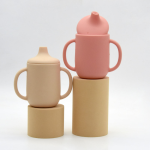 Personalized Reusable 100% Silicone Baby Training Sippy Cup for Baby Toddler Factory1