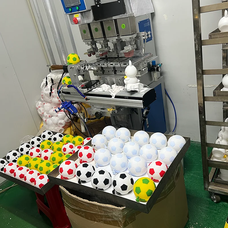 logo printing workshop for silicone night lamp