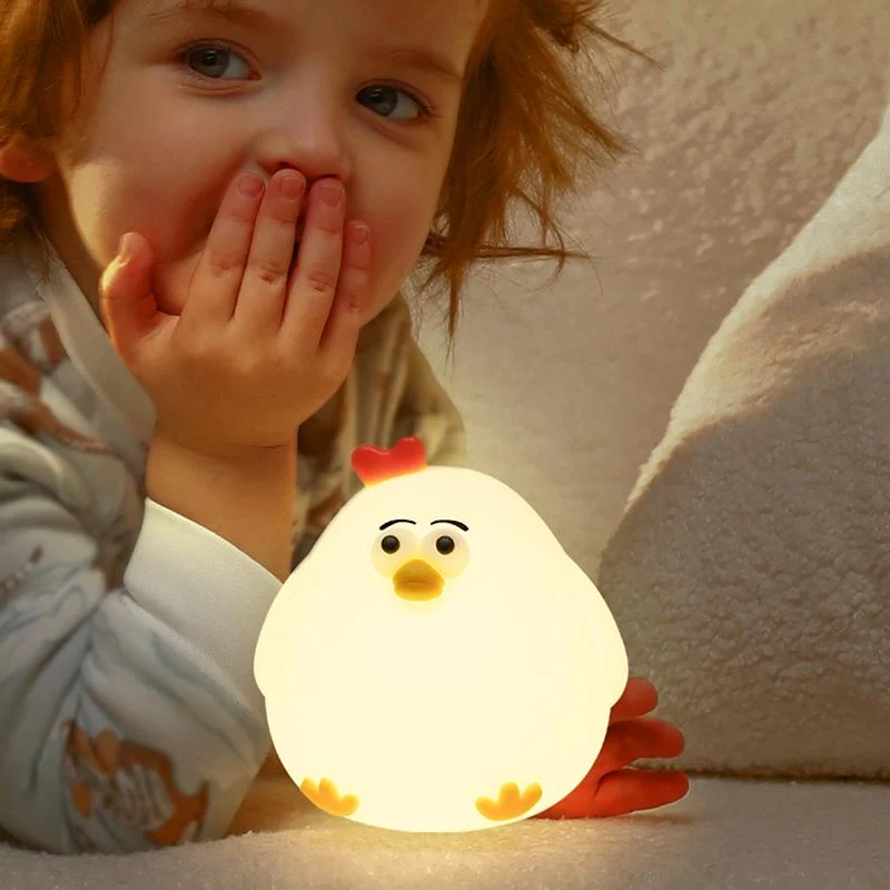 silicone animal lamp